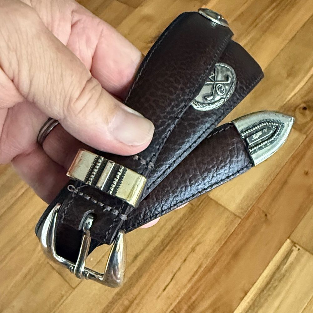 Argentinian leather belt